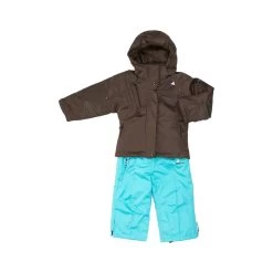 Ensemble De Ski Fille FAZLY Marron/turquoise