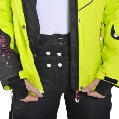 Ensemble De Ski Femme AMIC Anis/noir -Vêtements d'hiver - maintenant ! Ensemble de ski femme AMIC anis noir ESK AMIC 2