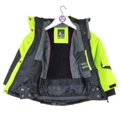 Ensemble De Ski Fille GAMIC Anis/noir -Vêtements d'hiver - maintenant ! FAMIC ANIS NOIR VESTE OUVERTE 1500 1