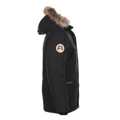 Parka Vraie Fourrure Homme CADOGAN Noir 6 Parka Vraie Fourrure Homme CADOGAN Noir -Vêtements d'hiver - maintenant ! Parka vraie fourrure Homme CADOGAN noir Peak Mountain 2