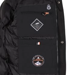 Parka Vraie Fourrure Homme CADOGAN Noir 7 Parka Vraie Fourrure Homme CADOGAN Noir -Vêtements d'hiver - maintenant ! Parka vraie fourrure Homme CADOGAN noir Peak Mountain 3