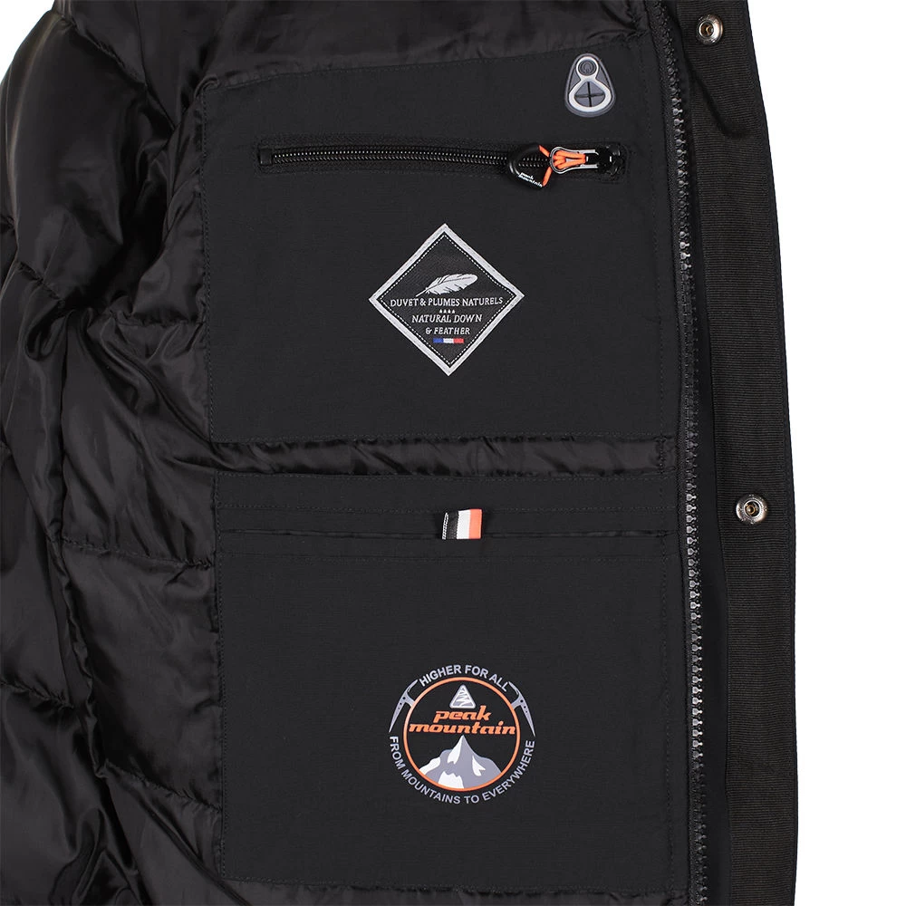 Parka Vraie Fourrure Homme CADOGAN Noir 4 Parka Vraie Fourrure Homme CADOGAN Noir – Image 4