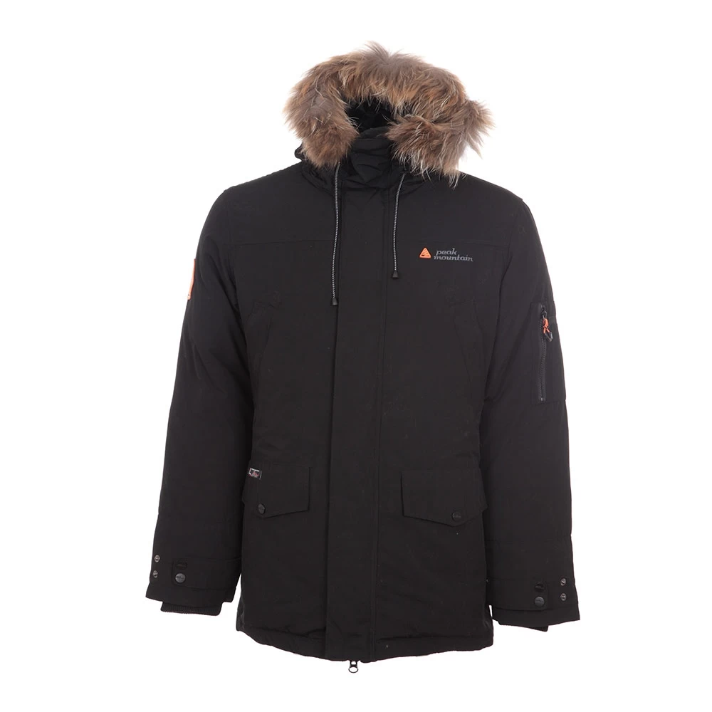 Parka Vraie Fourrure Homme CADOGAN Noir 1 Parka Vraie Fourrure Homme CADOGAN Noir