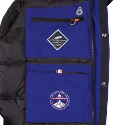 Parka Vraie Fourrure Homme CALOZ Bleu -Vêtements d'hiver - maintenant ! Parka vraie fourrure Homme CALOZ bleu Peak Mountain 3