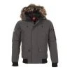Parka Vraie Fourrure Homme CALOZ Kaki
