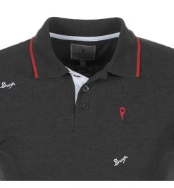 Polo Manches Courtes Homme CLAMAR Gris -Vêtements d'hiver - maintenant ! Polo manche polo homme clamar gris courtes homme CALOR