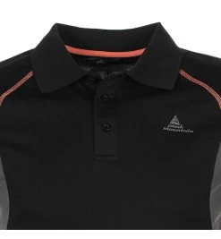 Polo Manches Courtes Homme CALYPSO Noir -Vêtements d'hiver - maintenant ! Polo manches courtes homme CALYPSO noir POL CALYPSO