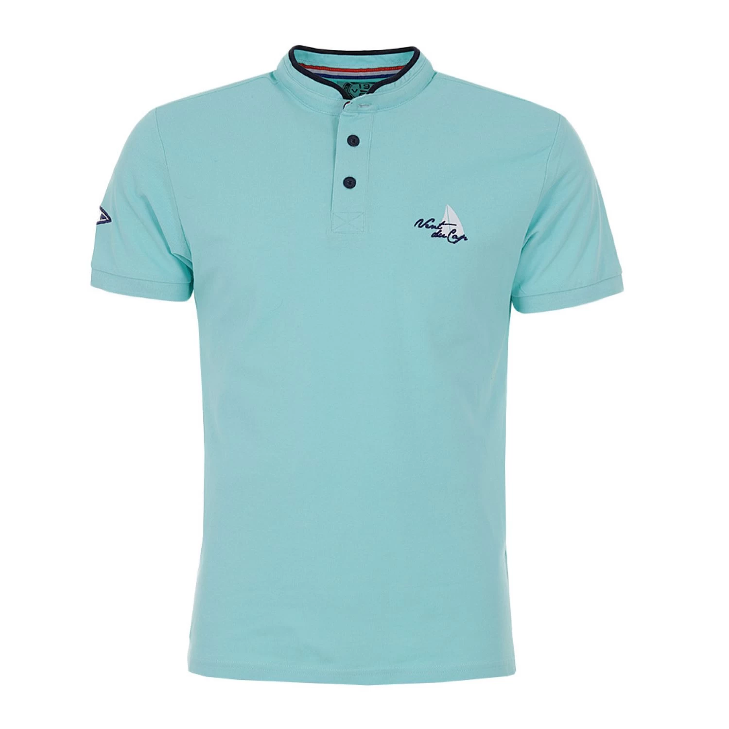 Polo Manches Courtes Homme CARMAND Turquoise 1 Polo Manches Courtes Homme CARMAND Turquoise