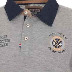 Polo Manches Longues Homme CENICE Gris -Vêtements d'hiver - maintenant ! Polo manches longues homme CAPLANO blanc POL CAPLANO 1 1