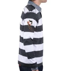 Polo Manches Longues Homme CRASTY Gris -Vêtements d'hiver - maintenant ! Polo manches longues homme CRASTY gris POL CRASTY