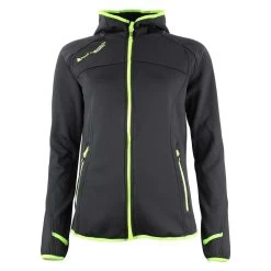Blouson Polarshell Femme ACAMPUS Noir/anis