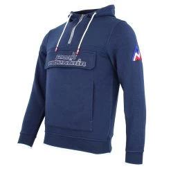 Sweat Demi-zip à Capuche Homme CEFLOW Marine -Vêtements d'hiver - maintenant ! Sweat demi zip a capuche Homme CEFLOW marine SWS CEFLOW