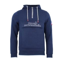 Sweat Demi-zip à Capuche Homme CEFLOW Marine