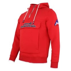 Sweat Demi-zip à Capuche Homme CEFLOW Rouge 5 Sweat Demi-zip à Capuche Homme CEFLOW Rouge -Vêtements d'hiver - maintenant ! Sweat demi zip a capuche Homme CEFLOW rouge SWS CEFLOW 2