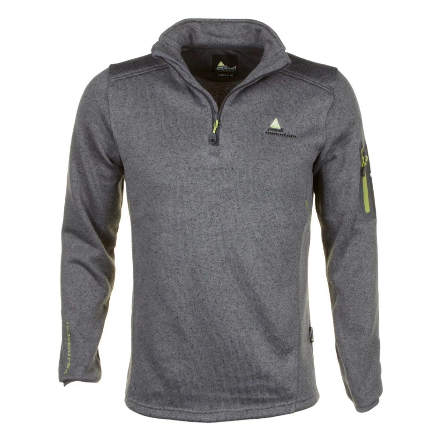 Sweat Polaire Homme CYPA Gris Foncé 1 Sweat Polaire Homme CYPA Gris Foncé