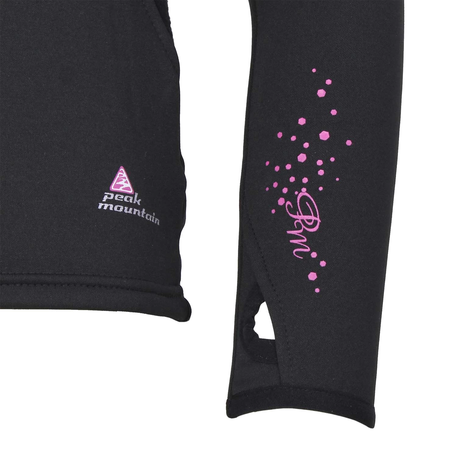 Sweat Polarshell Fille GANY Noir 3 Sweat Polarshell Fille GANY Noir – Image 3