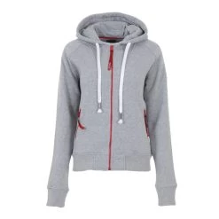 Sweat Zippé à Capuche Femme AUVY Gris