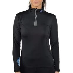 Top Technique Femme ANELI Noir/bleu 8 Top Technique Femme ANELI Noir/bleu -Vêtements d'hiver - maintenant ! TSL ANELI CX NOIR BLEU FACE MANNEQUIN