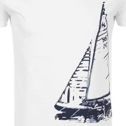Tee-shirt Homme CADRIO Blanc -Vêtements d'hiver - maintenant ! Tee shirt homme CADRIO Blanc TSC CADRIO