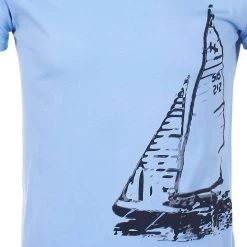 Tee-shirt Homme CADRIO Turquoise -Vêtements d'hiver - maintenant ! Tee shirt homme CADRIO Turquoise TSC CADRIO