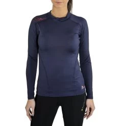 Top Technique Femme ANA Marine -Vêtements d'hiver - maintenant ! Top technique Femme ANA marine Peak Mountain 3