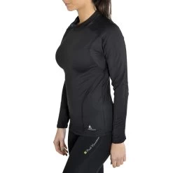 Top Technique Femme ANA Noir -Vêtements d'hiver - maintenant ! Top technique Femme ANA noir Peak Mountain 5