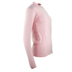Top Technique Femme ANOY Rose -Vêtements d'hiver - maintenant ! Top technique et thermique 1ere peau manches longues Fem 13
