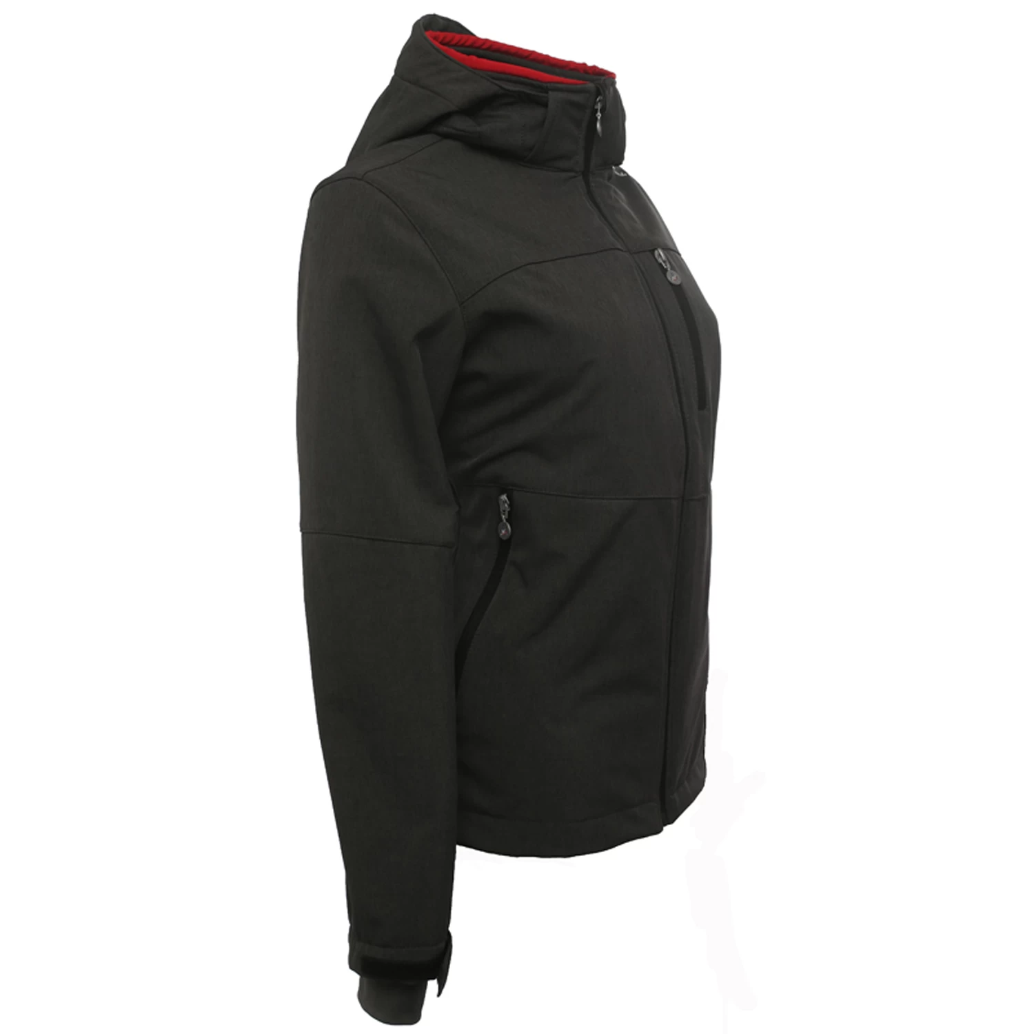 Blouson Softshell Femme ANJIMA Gris Foncé 3 Blouson Softshell Femme ANJIMA Gris Foncé – Image 3