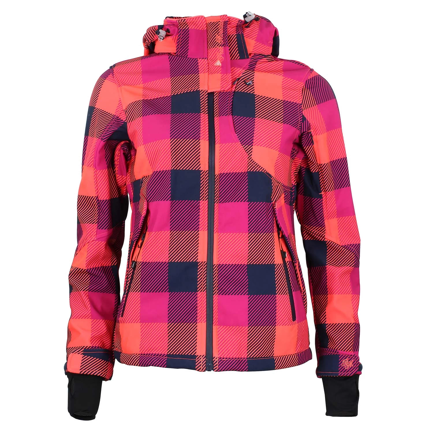 Blouson Softshell Femme AVENY Corail/fuchsia 1 Blouson Softshell Femme AVENY Corail/fuchsia