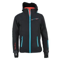 Blouson Softshell GAMALA Noir/bleu