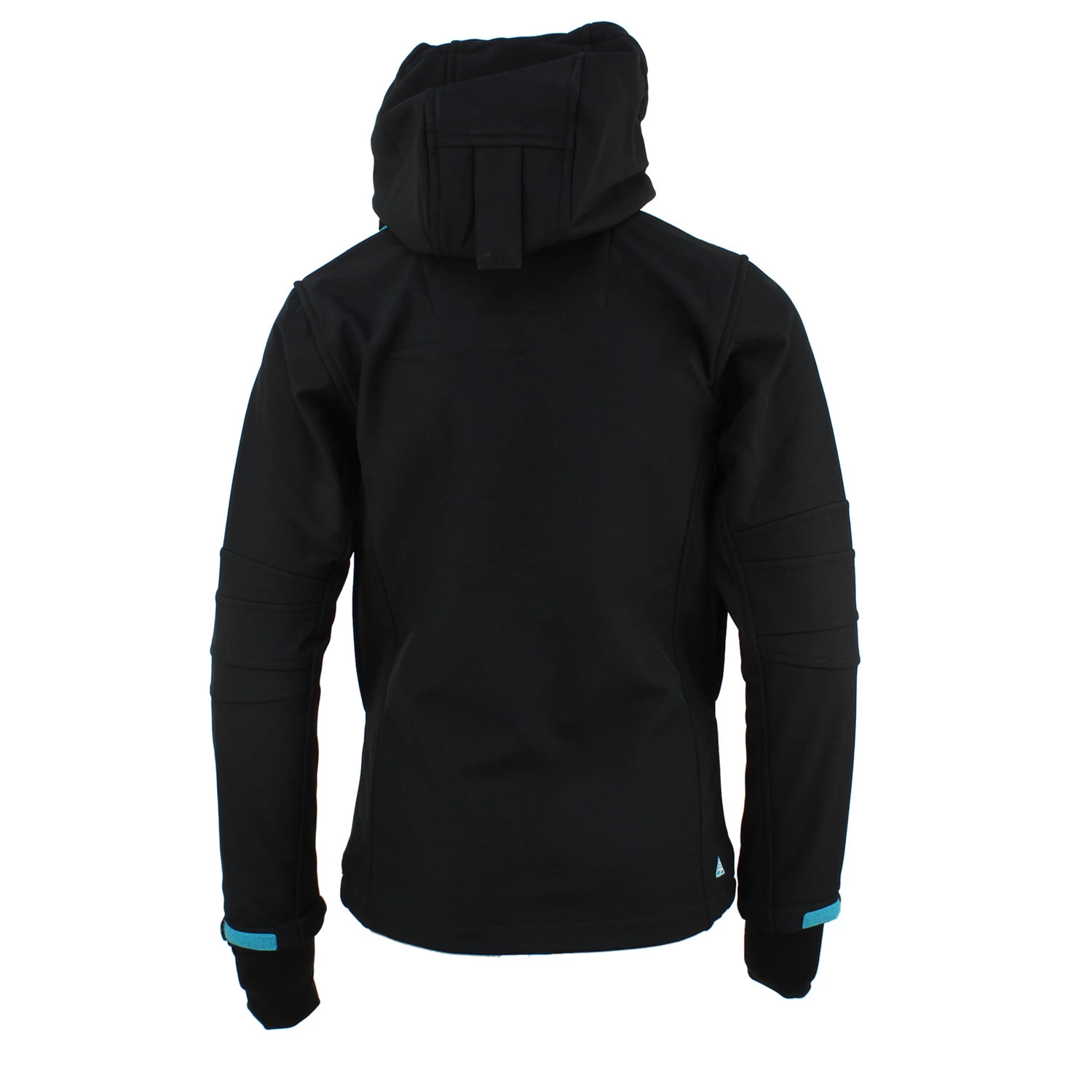 Blouson Softshell GAMALA Noir/bleu 2 Blouson Softshell GAMALA Noir/bleu – Image 2