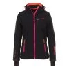 Blouson Softshell Femme AMALA Noir/fuchsia