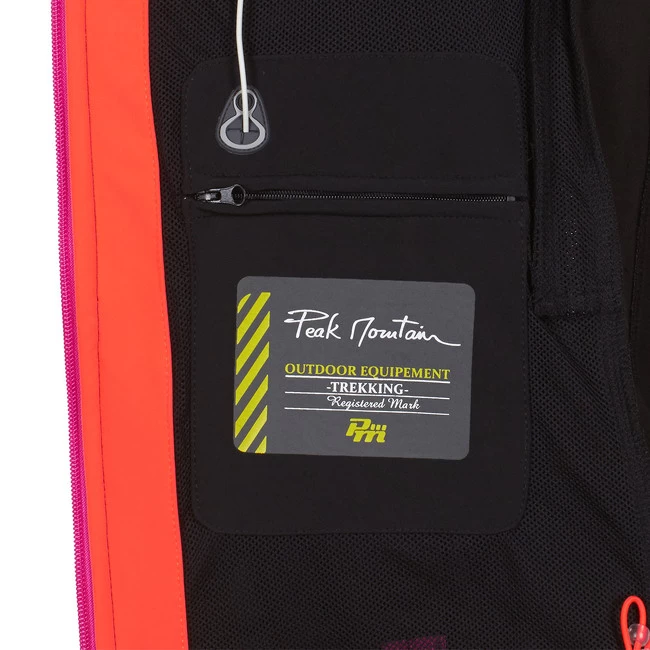 Blouson Softshell Femme AMALA Noir/fuchsia 4 Blouson Softshell Femme AMALA Noir/fuchsia – Image 4