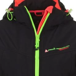 Blouson Softshell Femme AMALA Noir/anis -Vêtements d'hiver - maintenant ! blouson de ski femme softshell amala noirvert2