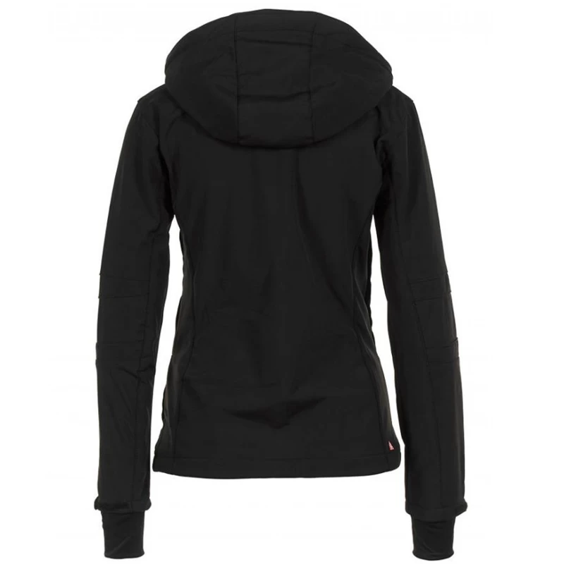 Blouson Softshell Femme AMARA Noir/corail 2 Blouson Softshell Femme AMARA Noir/corail – Image 2