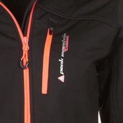Blouson Softshell Femme ANNE Noir/corail -Vêtements d'hiver - maintenant ! blouson de ski femme softshell anne noircorail2 1 1 1