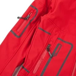 Blouson Soft Shell Garçon ECOFT1016 Rouge -Vêtements d'hiver - maintenant ! blouson de ski garcon ecoft rouge3