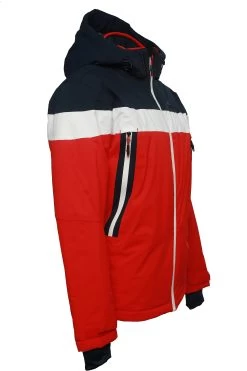 Blouson De Ski Homme CANZA Rouge/Marine -Vêtements d'hiver - maintenant ! blouson de ski homme canza rouge 2 1 1
