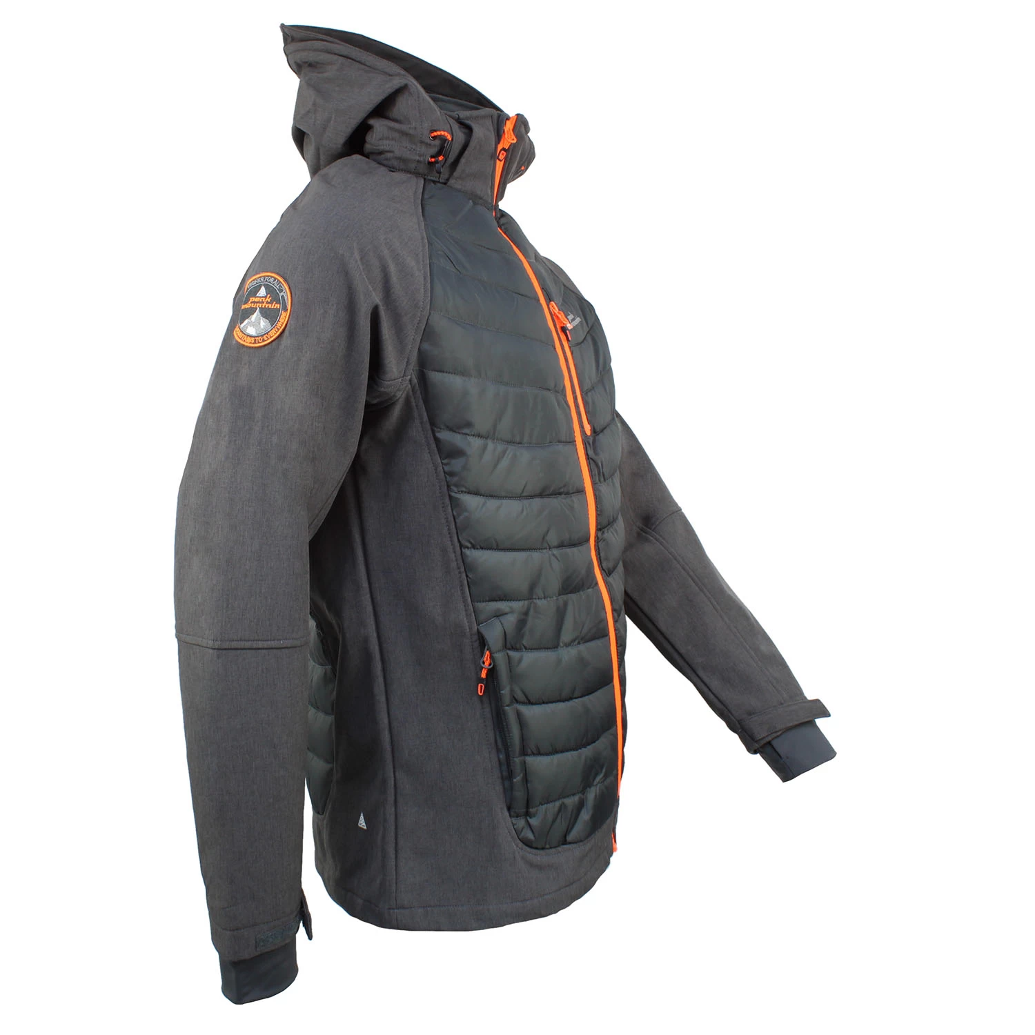 Blouson Softshell Homme CAPASO Gris 3 Blouson Softshell Homme CAPASO Gris – Image 3