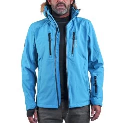 Blouson De Ski Homme CASADA Bleu -Vêtements d'hiver - maintenant ! blouson de ski homme casada bleu2 1