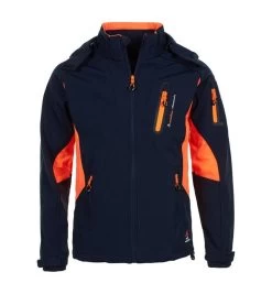Blouson Softshell Homme CAVYBA Marine/orange