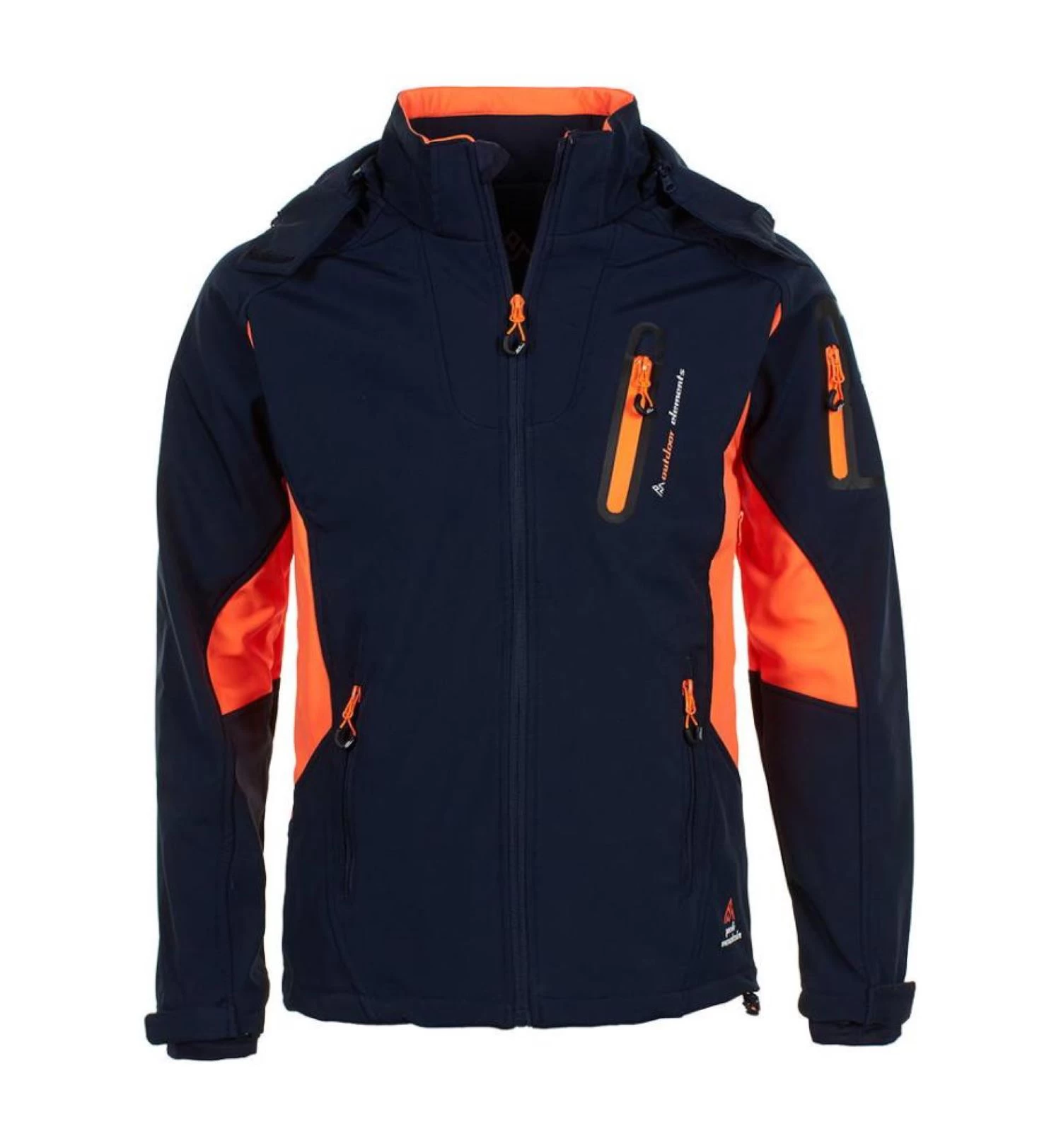 Blouson Softshell Homme CAVYBA Marine/orange 1 Blouson Softshell Homme CAVYBA Marine/orange