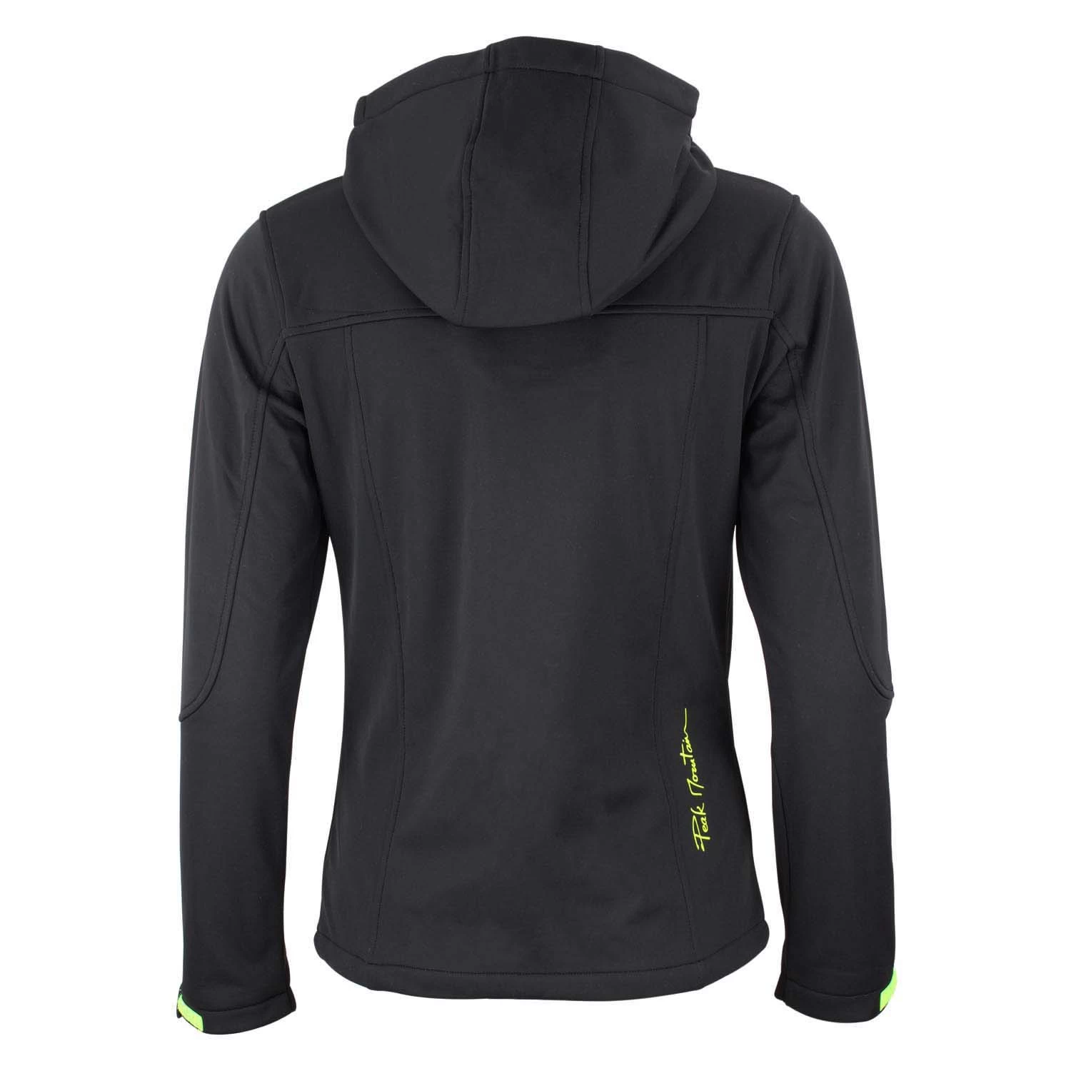 Blouson De Ski Softshell GANNE Noir/jaune 2 Blouson De Ski Softshell GANNE Noir/jaune – Image 2