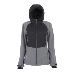 Blouson Softshell Femme ANDER Gris Chiné