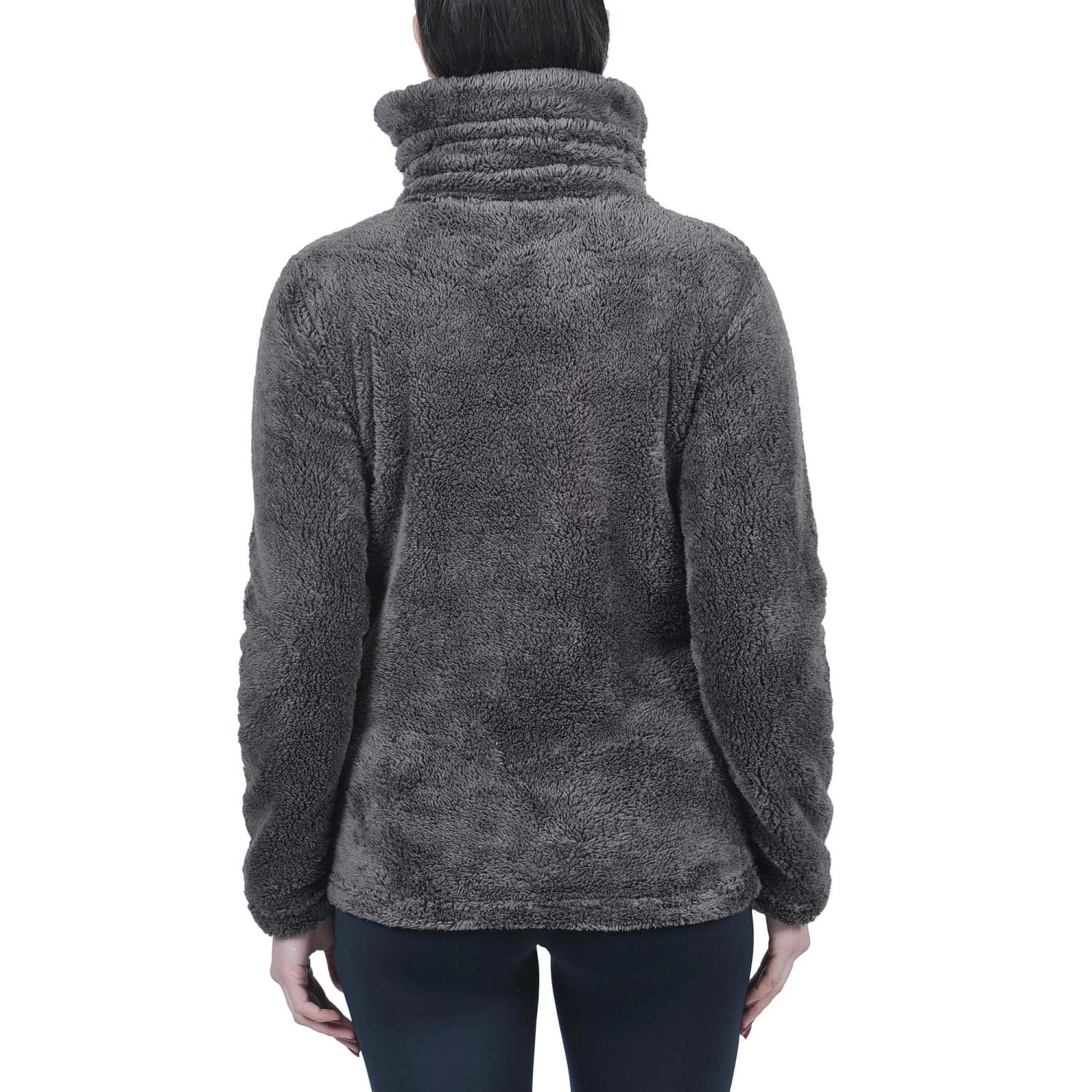 Blouson Polaire Femme ASANA Marron 2 Blouson Polaire Femme ASANA Marron – Image 2