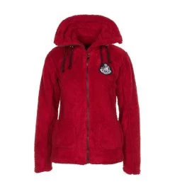 Blouson Polaire Femme ASANA Rouge