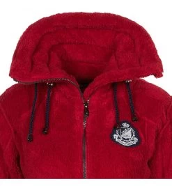 Blouson Polaire Femme ASANA Rouge -Vêtements d'hiver - maintenant ! blouson polaire femme asana rouge2