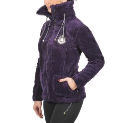 Blouson Polaire Femme ASANA Violet -Vêtements d'hiver - maintenant ! blouson polaire femme asana violet 2