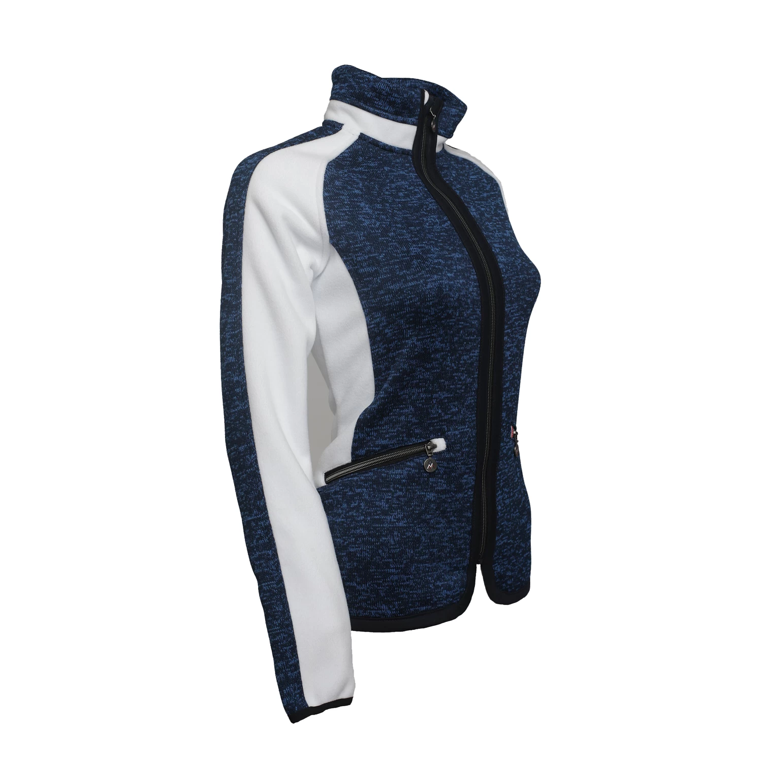 Blouson Polaire Femme ASPHERE Marine/blanc 3 Blouson Polaire Femme ASPHERE Marine/blanc – Image 3