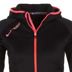 Blouson Polarshell Femme ACAMPUS Noir -Vêtements d'hiver - maintenant ! blouson polar shell femme acampus noirrose2 2
